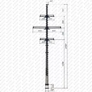 Многогранная опора ПМ110-4